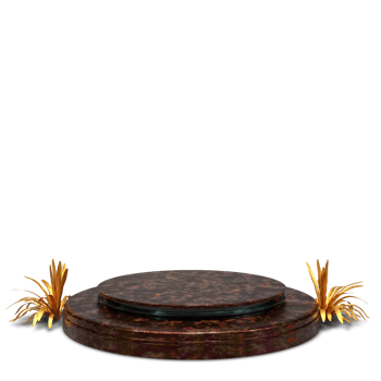 podium 3d render with beautiful and elegant isolated png