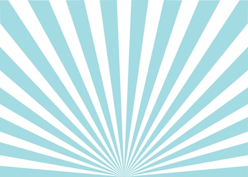 Sun ray retro background vector burst light. Sunrise or sunset retro sign. blue color burst background. flat style.