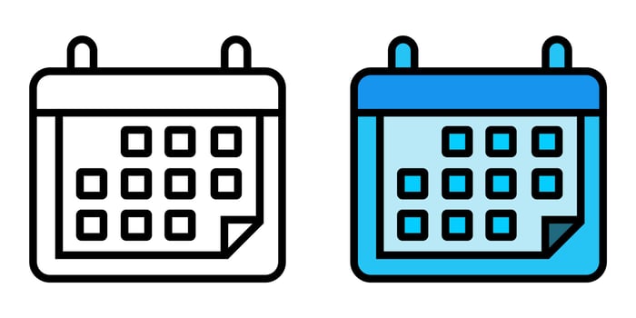 Illustration Vector Graphic of Calendar, date, event Icon
