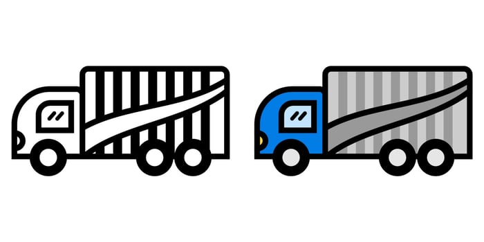 Illustration Vector Graphic of Cargo, delivery, shipping Icon