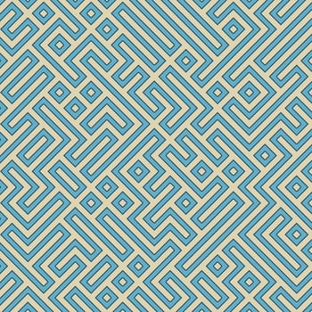 Abstract maze style background vector