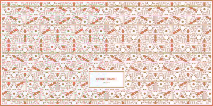 abstract pattern of triangle shape vector