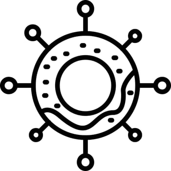 Mold Line Icon vector