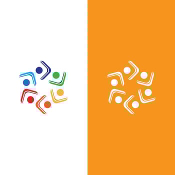 Community, network and social icon vector