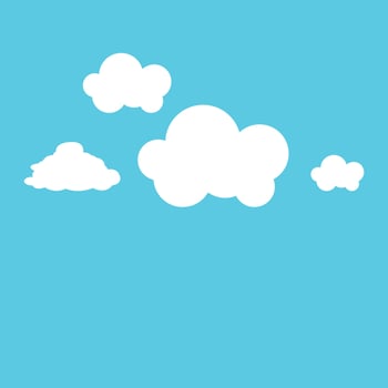 Cloud icon. vector illustration design template.
