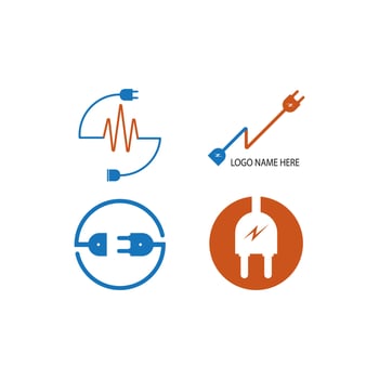 electric plug icon. vector