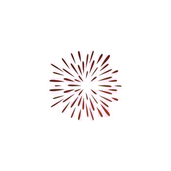 Fireworks icon. vector illustration template design.