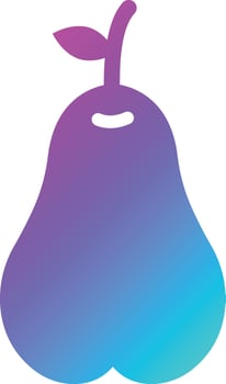Pear Vector Icon Design Illustration