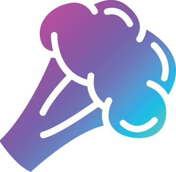 Broccoli Vector Icon Design Illustration