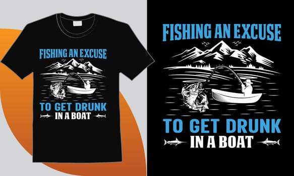 Fishing T-shirt Design Quotes, Fish Tee vector