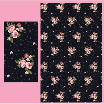 beautiful floral pattern vector