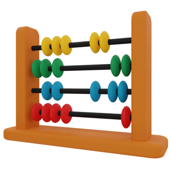 Abacus 3D Illustration png