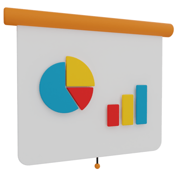 School Presentation 3D Illustration png