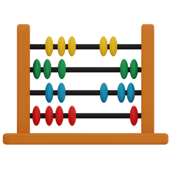 Abacus 3D Illustration png