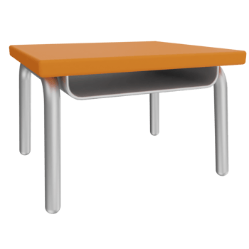 Wooden Table 3D Illustration png