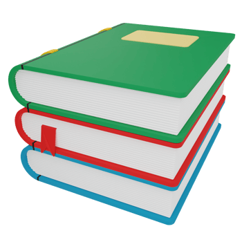 Books 3D Illustration png