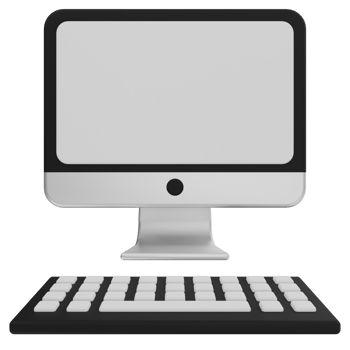 Computer 3D Illustration png