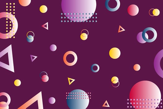 Abstract purple background geomatric shape vector