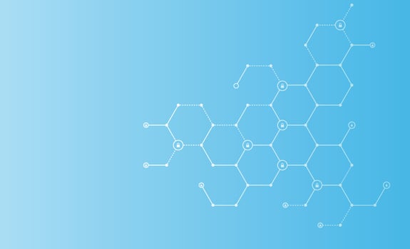 business internet cyber security connection concept vector