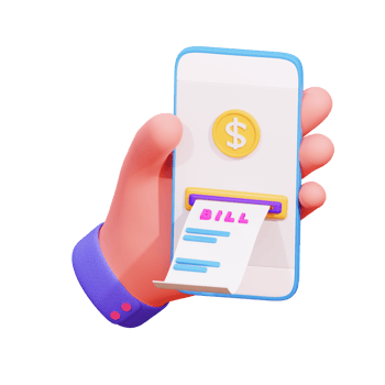 3D Hand Gesture Finance Illustration png