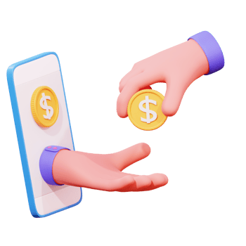3D Hand Gesture Finance Illustration png
