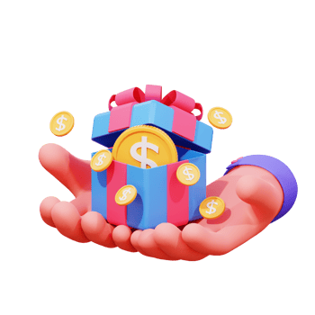 3D Hand Gesture Finance Illustration png