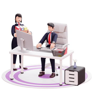 3D Character Businessman Illustration png
