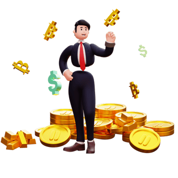 3D Character Businessman Illustration png