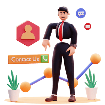 3D Character Businessman Illustration png