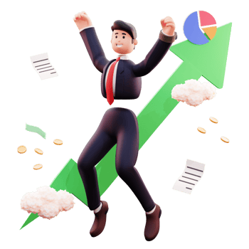 3D Character Businessman Illustration png