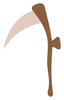 sticker witch scythe png