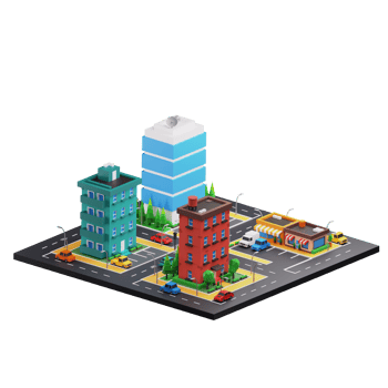 Building Cityscape 3D Illustration png