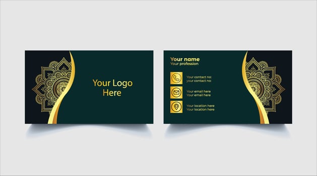 Business Card Design vector