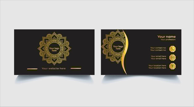 Business Card Design vector