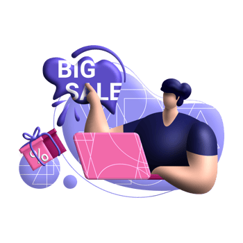 cashback advertisement 3d rendering Illustration for get vouchers discounts, reward program color blue, orange, black, yellow, perfect for ui ux design, ecommerce, branding shopping sale, advertising png