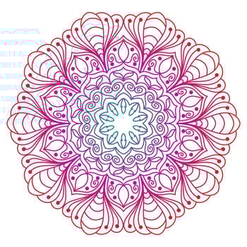Mandala design for coloring books. vintage mandala Decorative round ornaments. vector