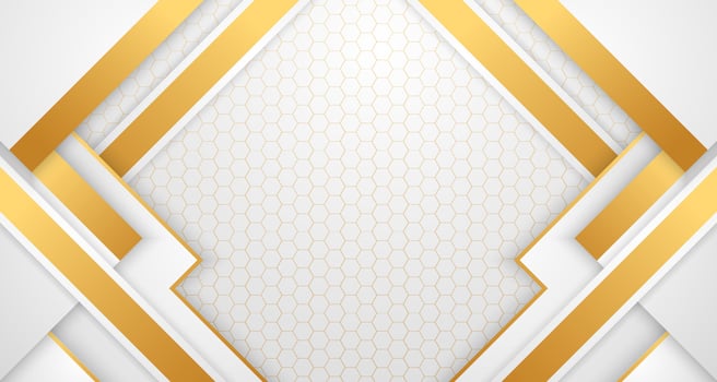 Abstract Background Gold and White vector