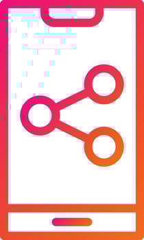 Share Vector Icon Design Illustration