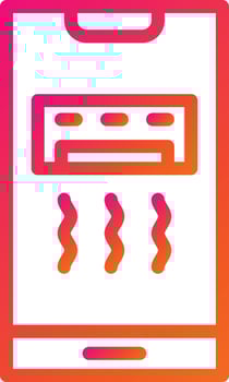 Air Conditioner Vector Icon Design Illustration