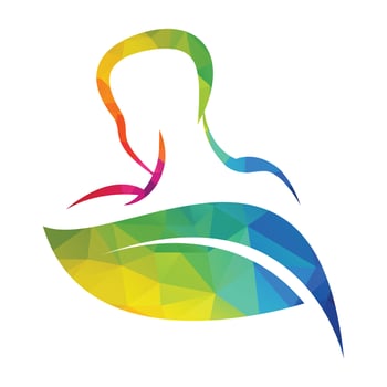 Chiropractic Logo Design Vector illustration.