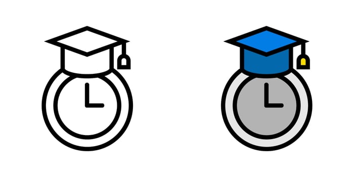 Illustration Vector Graphic of Education, graduation, hat Icon