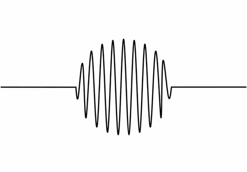 line circle wave amplitudo vector