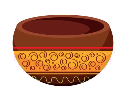 african culture bowl vector