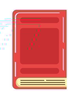 red book school supply vector
