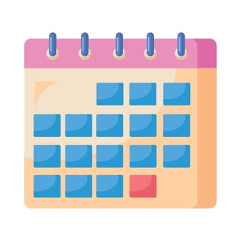 calendar remider date vector