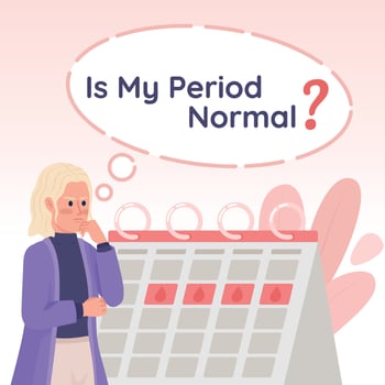 Female health checkup motivational card template. Editable social media post design. Flat vector color illustration for poster, web banner, ecard