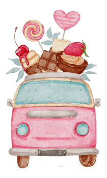 Valentine's Day watercolor png