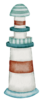 Tower watercolor element png