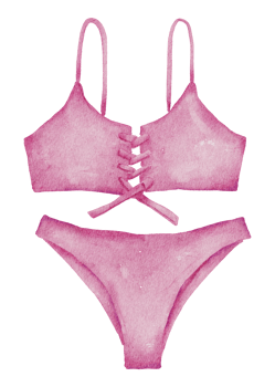 summer clothes watercolor png