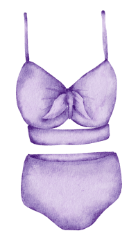 summer clothes watercolor png